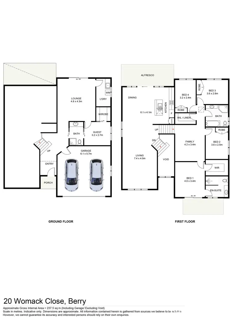 Floorplan of Homely house listing, 20 Womack Close, Berry NSW 2535