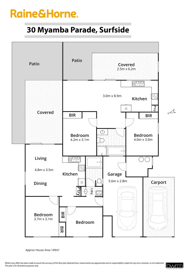 Floorplan of Homely house listing, 30 Myamba Parade, Surfside NSW 2536