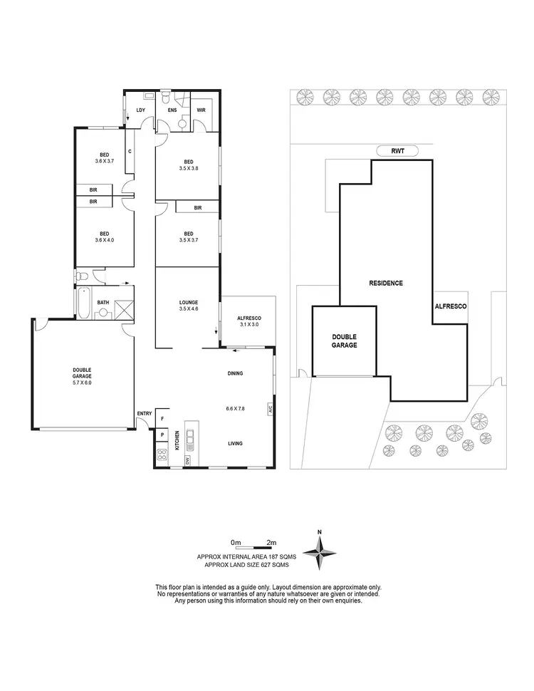 Floorplan of Homely house listing, 6 Dampiera Avenue, Wallan VIC 3756