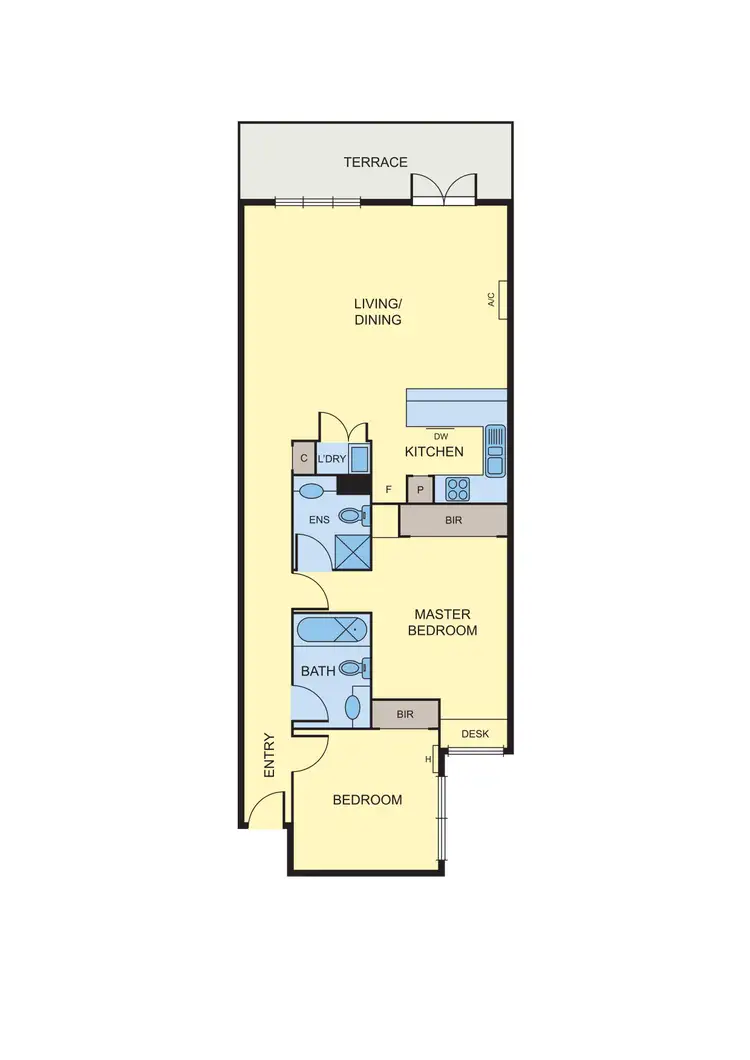 Floorplan of Homely apartment listing, 6/87 Denmark Street, Kew VIC 3101