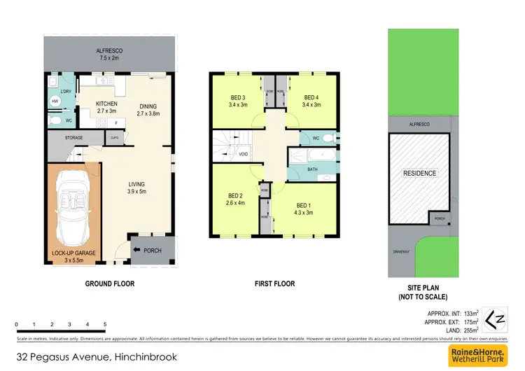 Floorplan of Homely semi-detached listing, 32 Pegasus Avenue, Hinchinbrook NSW 2168