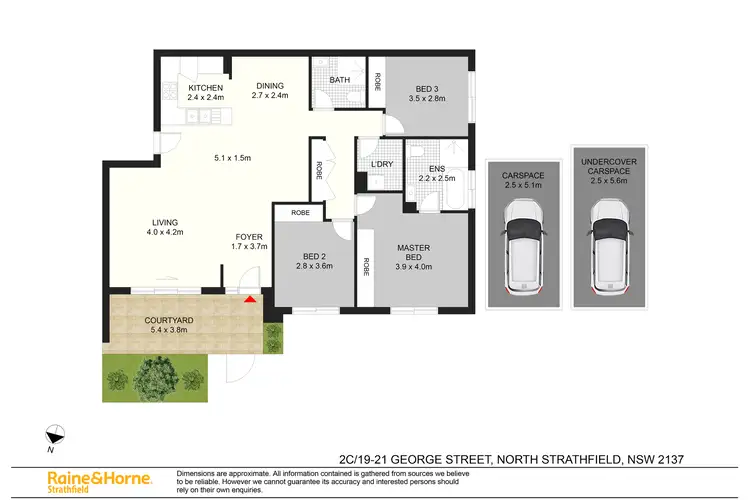 Floorplan of Homely apartment listing, 2C/19-21 George Street, North Strathfield NSW 2137