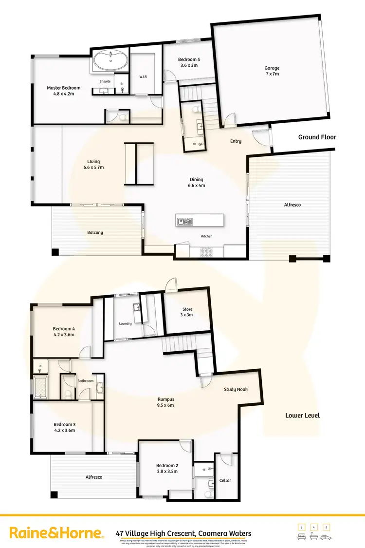 Floorplan of Homely house listing, 47 Village High Crescent, Coomera Waters QLD 4209
