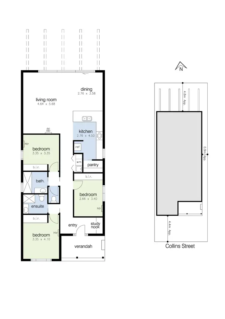 Floorplan of Homely house listing, 8 Collins Street, Williamstown VIC 3016