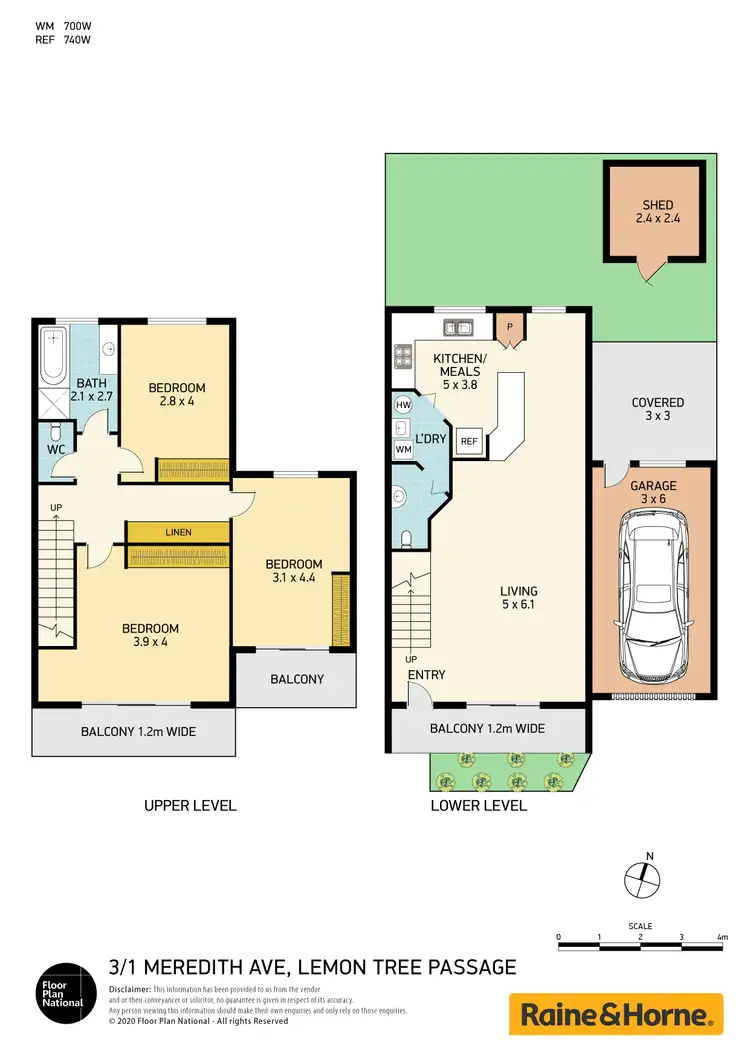 Floorplan of Homely townhouse listing, 3/1 Meredith Avenue, Lemon Tree Passage NSW 2319
