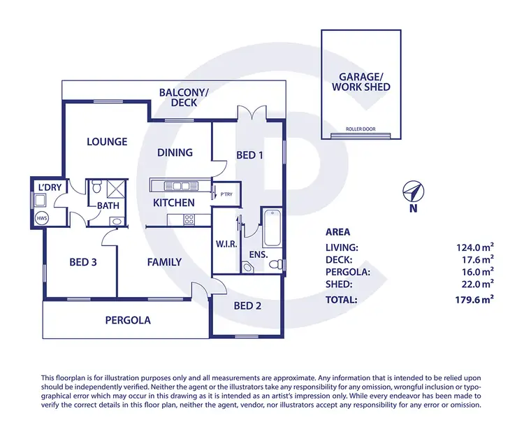 Floorplan of Homely house listing, 15 Railway Avenue, Bridgewater SA 5155
