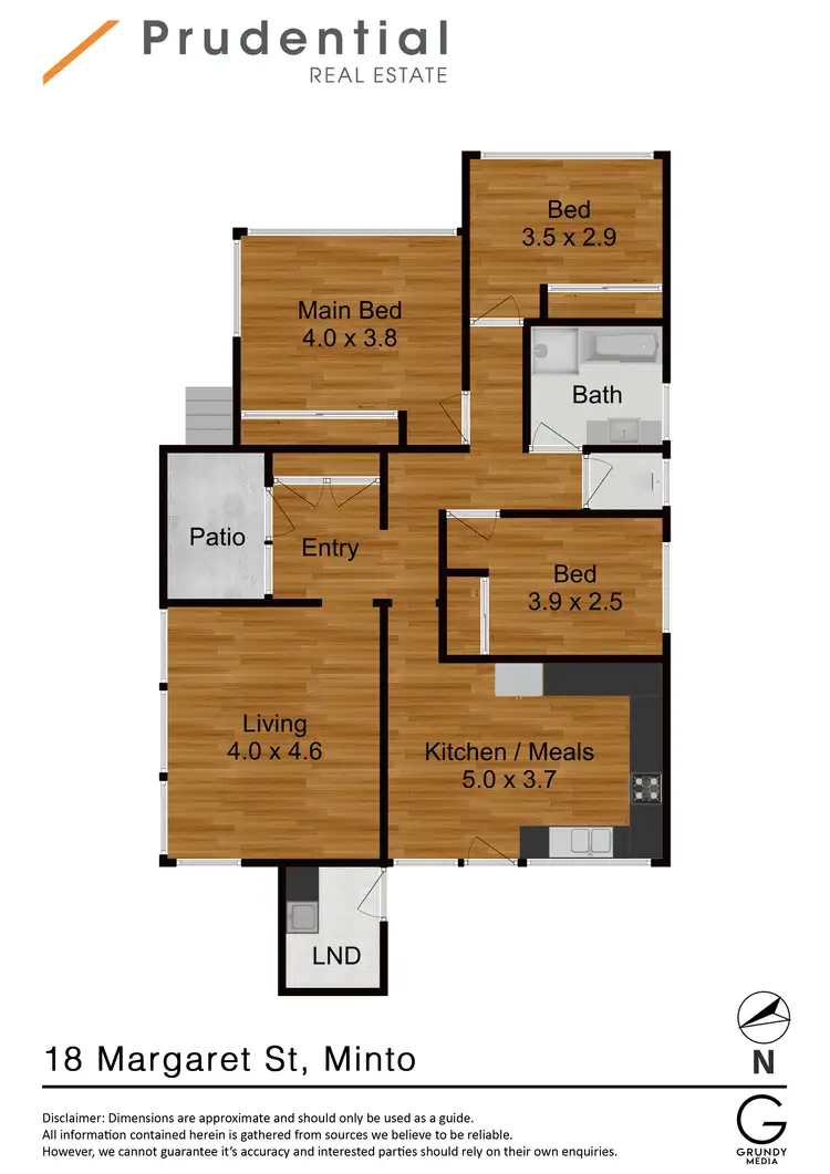 Floorplan of Homely house listing, 18 Margaret Street, Minto NSW 2566