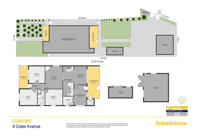 Floorplan of Homely house listing, 8 Coles Street, Concord NSW 2137