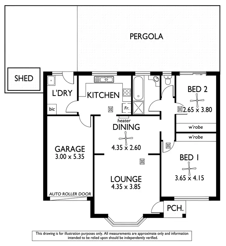 Floorplan of Homely unit listing, 2/18 Tennyson Street, Kurralta Park SA 5037