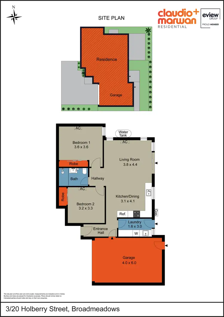 Floorplan of Homely unit listing, 3/20 Holberry Street, Broadmeadows VIC 3047