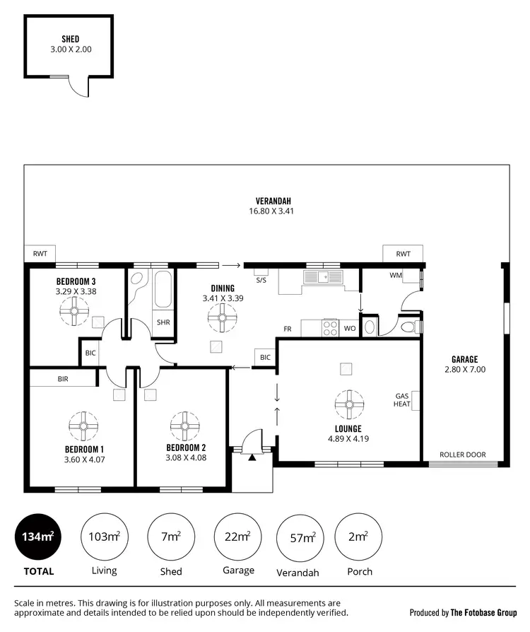 Floorplan of Homely house listing, 30 Malbeck Drive, Reynella East SA 5161