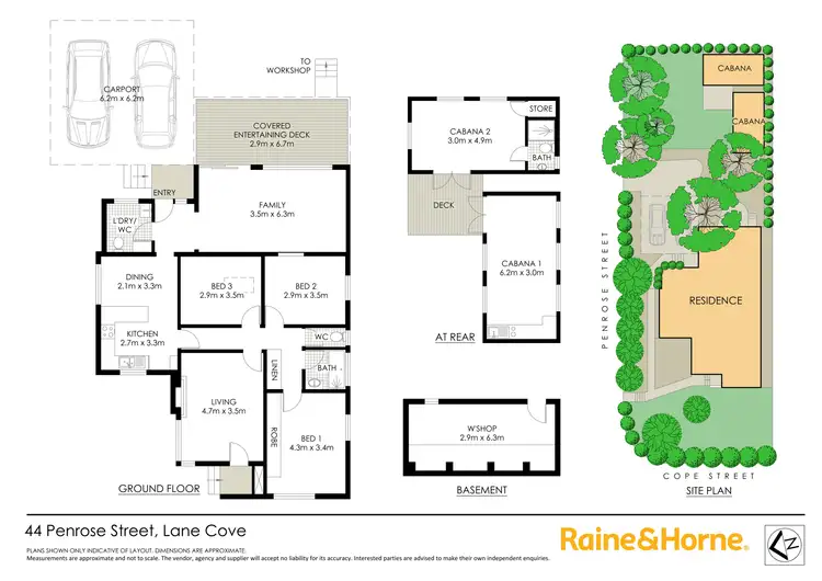 Floorplan of Homely house listing, 44 Penrose Street, Lane Cove NSW 2066