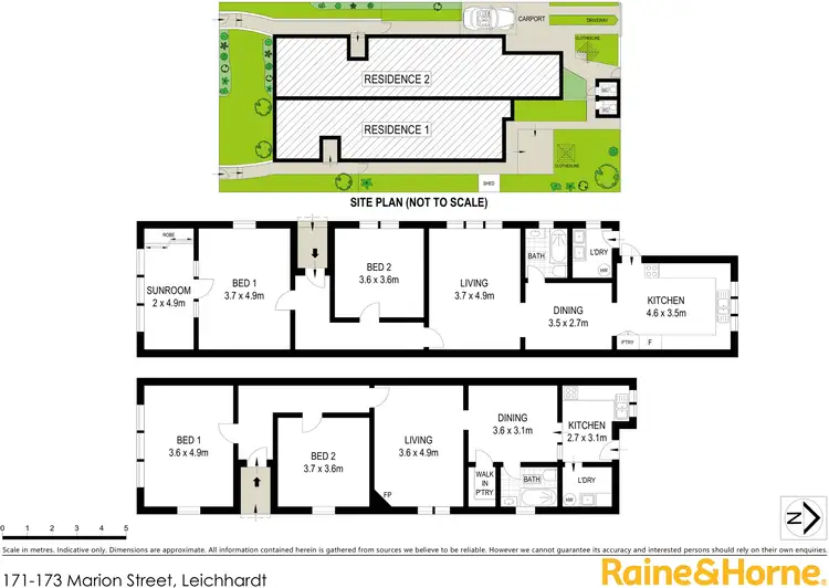 Floorplan of Homely house listing, 171-173 Marion Street, Leichhardt NSW 2040