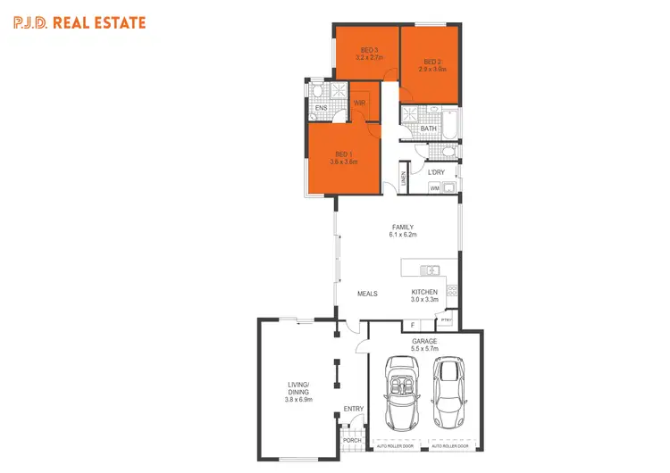 Floorplan of Homely house listing, 1 (Lot201) Jasmin Drive, Victor Harbor SA 5211