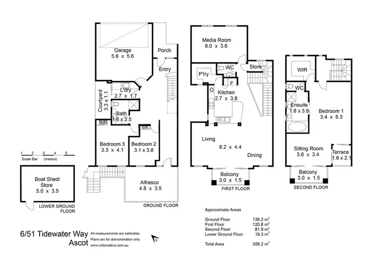 Floorplan of Homely house listing, 6/51 Tidewater Way, Ascot WA 6104