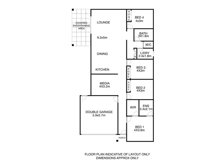 Floorplan of Homely house listing, 4 Tern Close, Eagleby QLD 4207