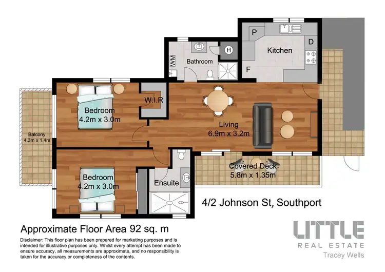 Floorplan of Homely apartment listing, 4/2 Johnston Street, Southport QLD 4215