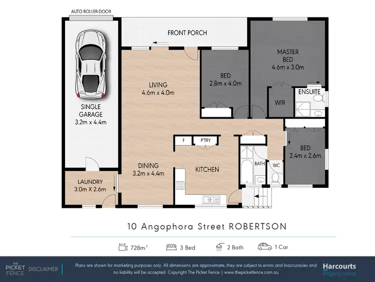 Floorplan of Homely house listing, 10 Angophora Street, Robertson QLD 4109