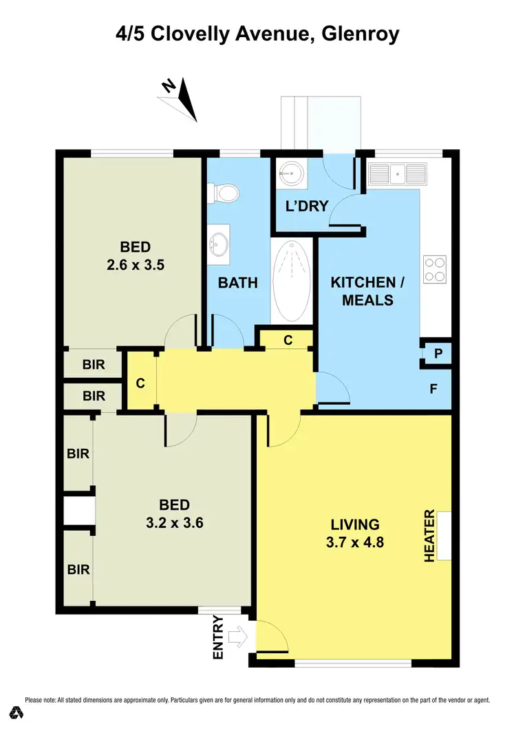 Floorplan of Homely house listing, 4/5 Clovelly Avenue, Glenroy VIC 3046
