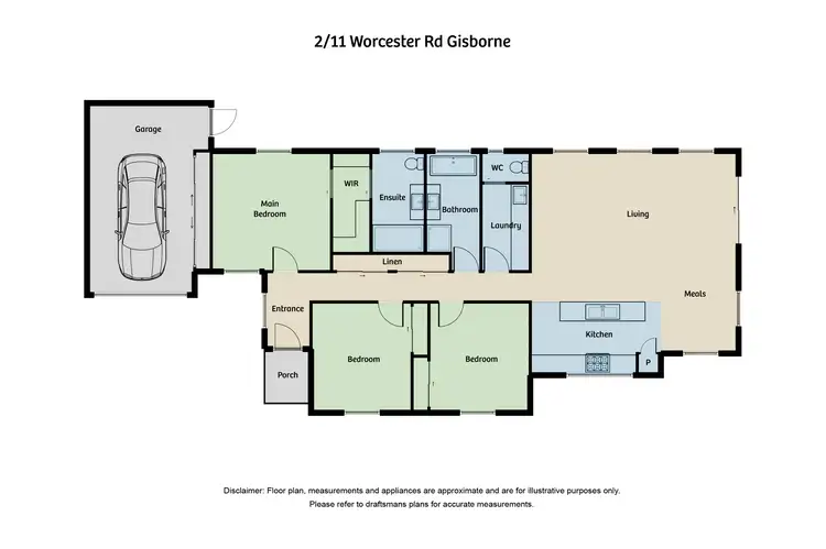 Floorplan of Homely house listing, 2/11 Worcester Road, Gisborne VIC 3437