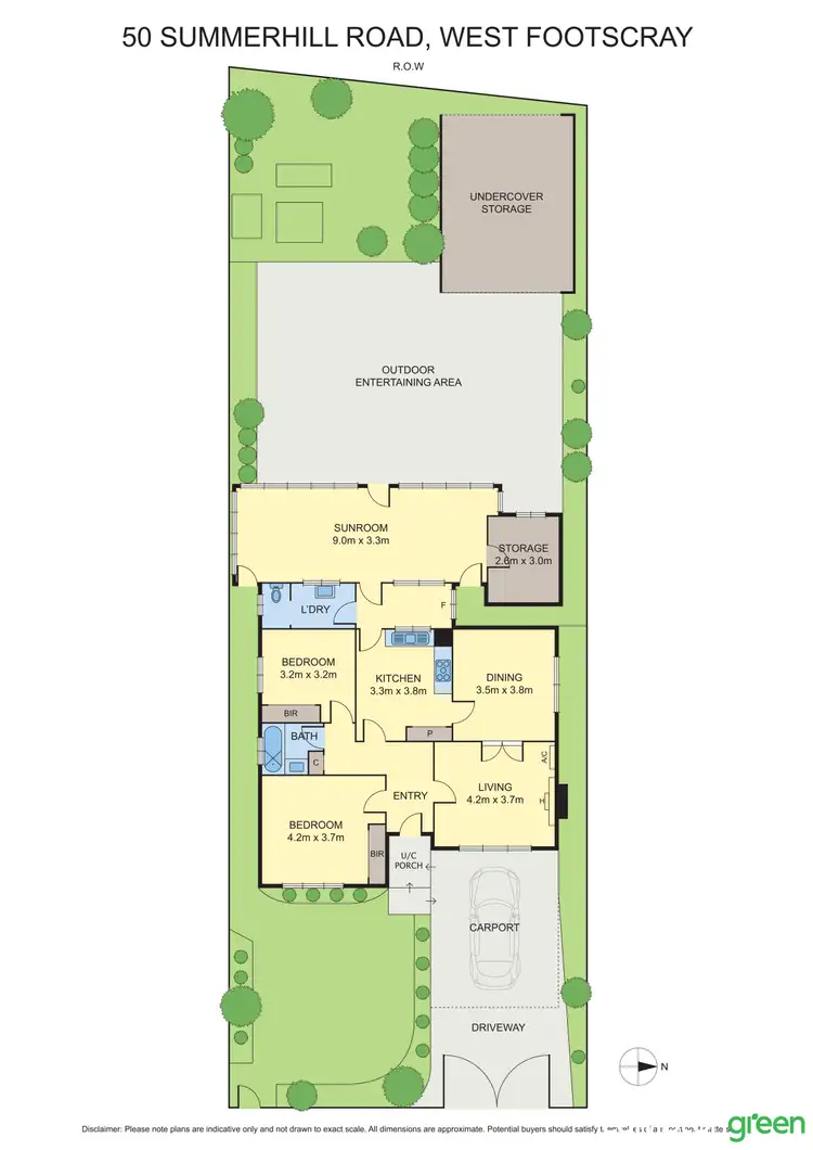 Floorplan of Homely house listing, 50 Summerhill Road, West Footscray VIC 3012