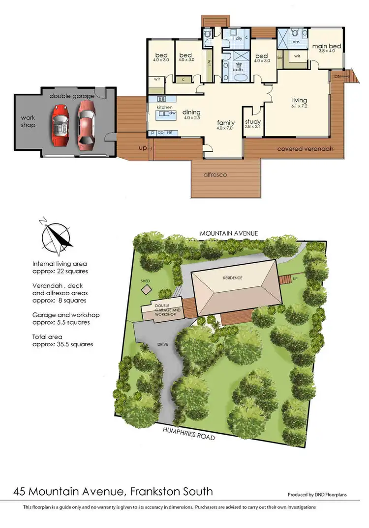 Floorplan of Homely house listing, 45 Mountain Avenue, Frankston South VIC 3199
