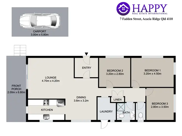 Floorplan of Homely house listing, 7 Fadden Street, Acacia Ridge QLD 4110