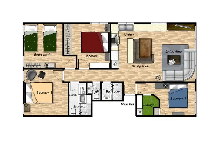 Floorplan of Homely apartment listing, 21/13-15 Kirwan Close, Jindabyne NSW 2627