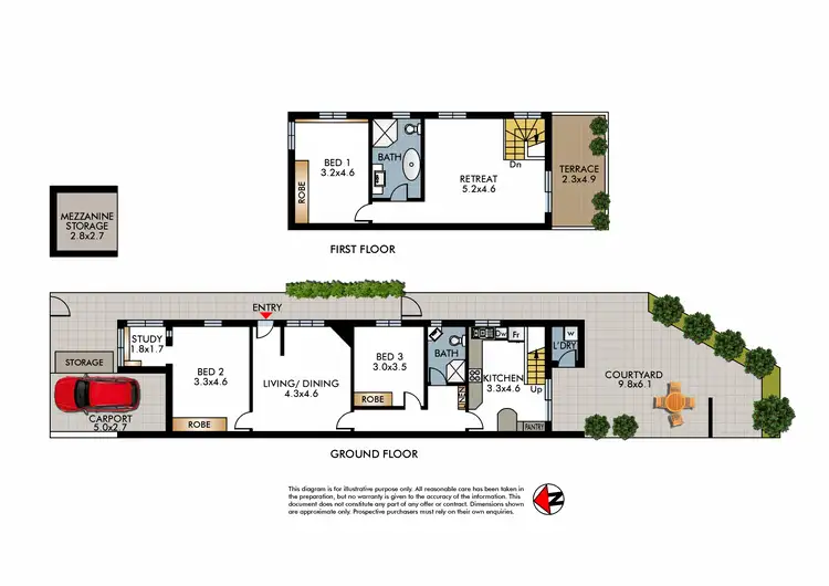 Floorplan of Homely house listing, 32 Plowman Street, North Bondi NSW 2026