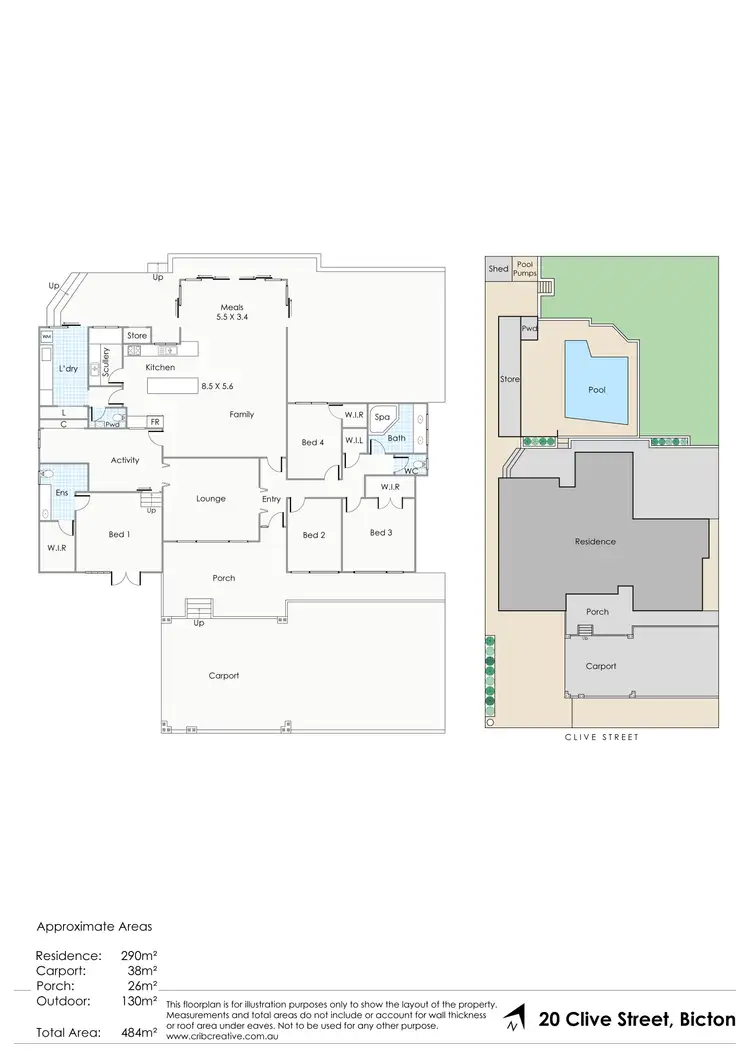 Floorplan of Homely house listing, 20 Clive Street, Bicton WA 6157