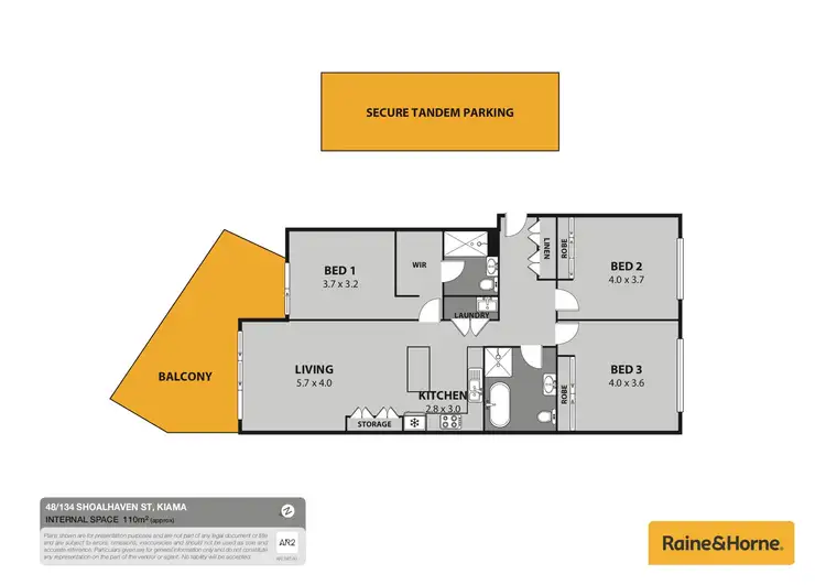 Floorplan of Homely apartment listing, 48/134 Shoalhaven Street, Kiama NSW 2533