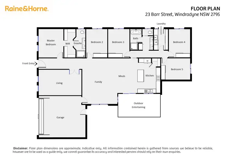 Floorplan of Homely house listing, 23 Barr Street, Windradyne NSW 2795