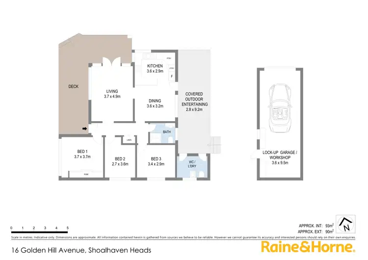 Floorplan of Homely house listing, 16 Golden Hill Avenue, Shoalhaven Heads NSW 2535