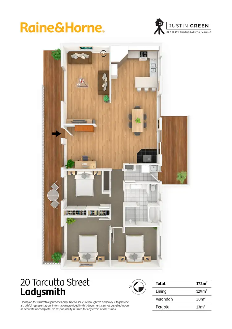 Floorplan of Homely house listing, 20 Tarcutta Street, Ladysmith NSW 2652