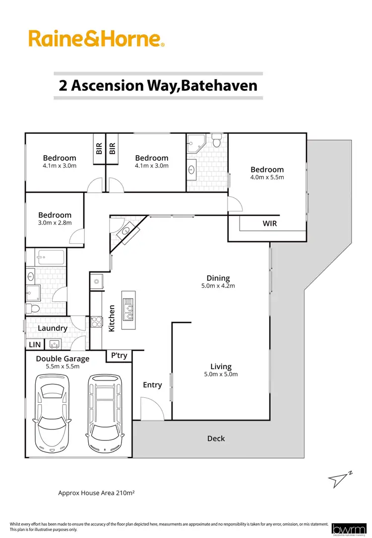 Floorplan of Homely house listing, 2 Ascension Way, Batehaven NSW 2536