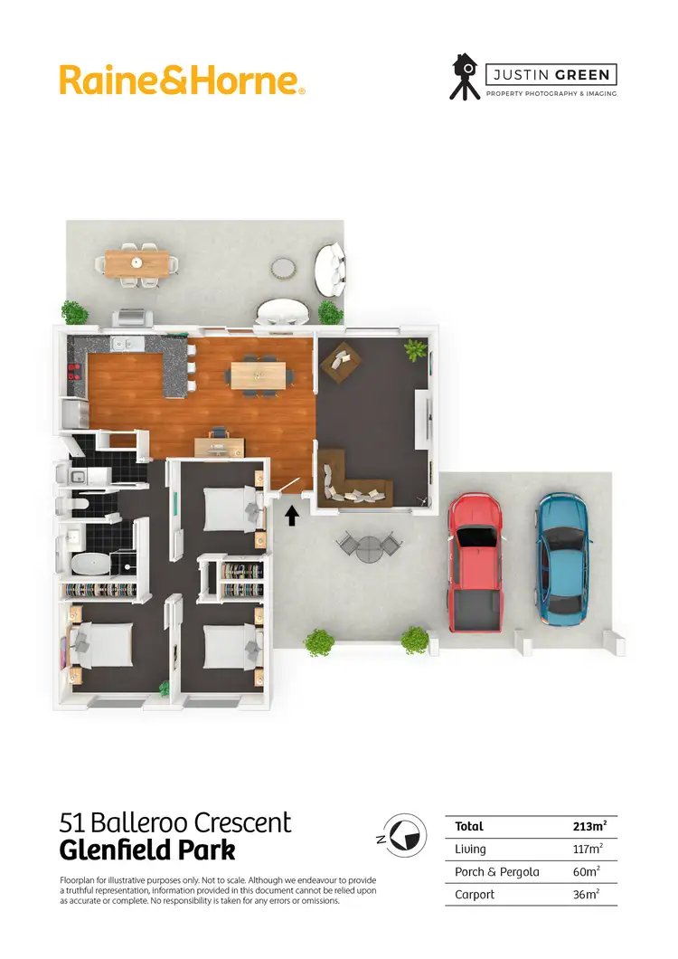 Floorplan of Homely house listing, 51 Balleroo Crescent, Glenfield Park NSW 2650