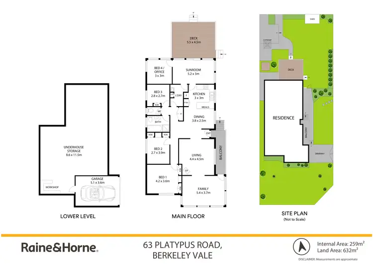 Floorplan of Homely house listing, 63 Platypus Road, Berkeley Vale NSW 2261