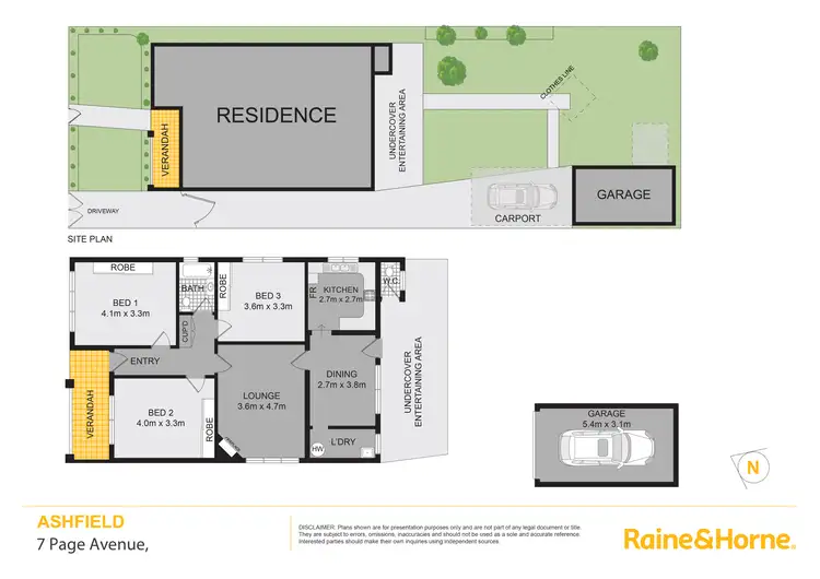 Floorplan of Homely house listing, 7 Page Avenue, Ashfield NSW 2131