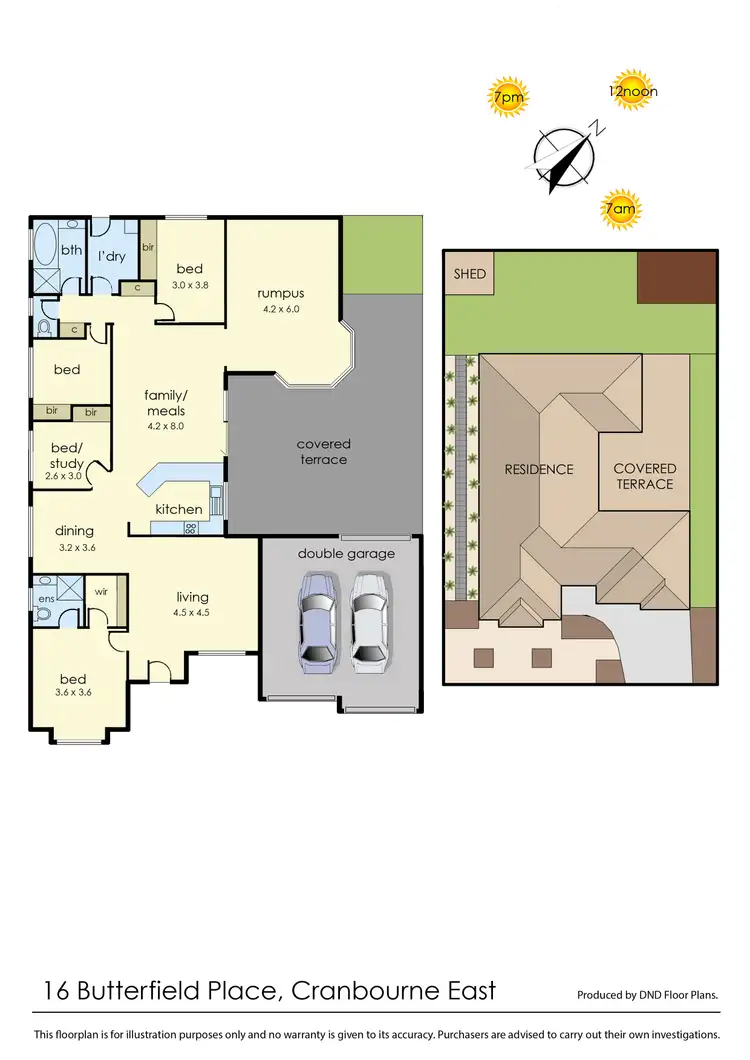 Floorplan of Homely house listing, 16 Butterfield Place, Cranbourne East VIC 3977