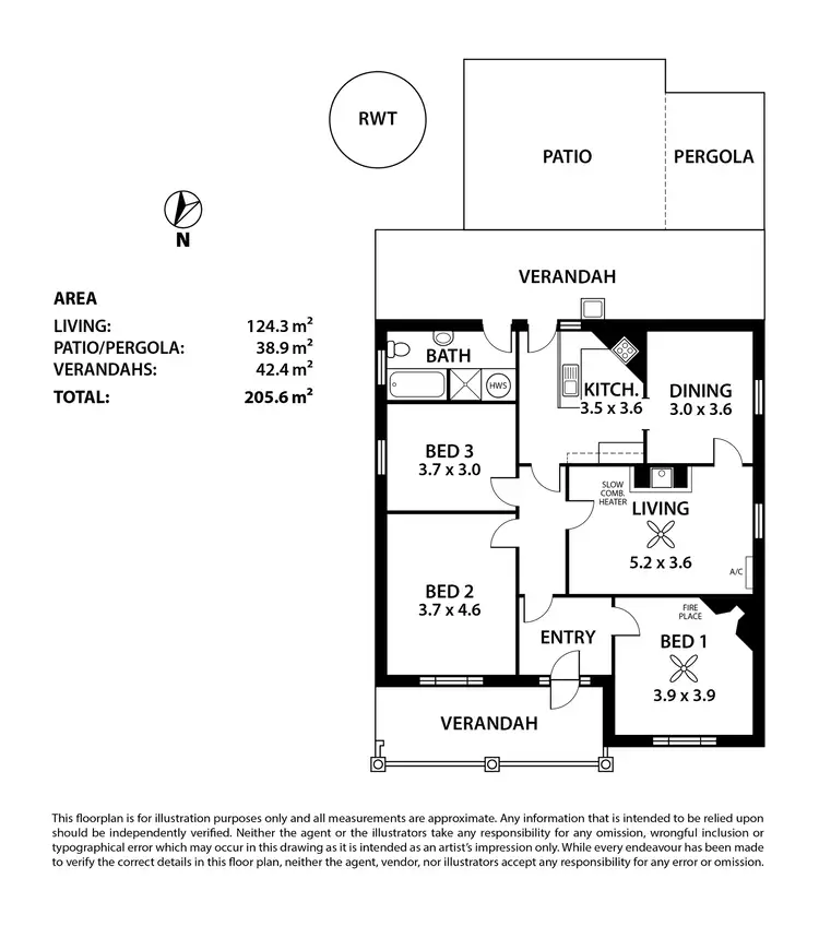 Floorplan of Homely house listing, 36 Ashbourne Road, Strathalbyn SA 5255