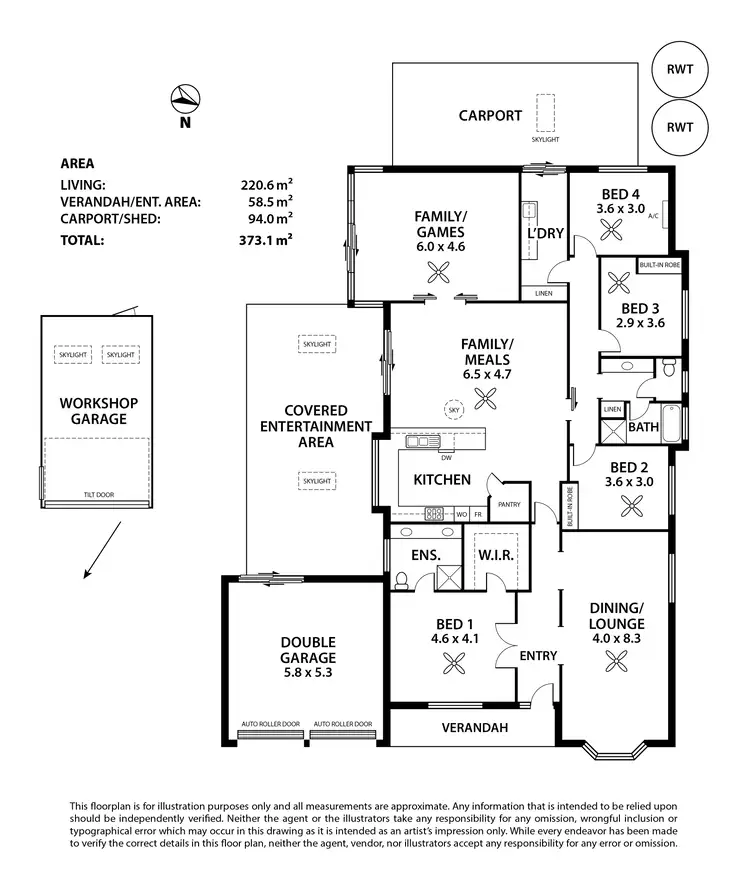 Floorplan of Homely house listing, 2 Bonnar Court, Strathalbyn SA 5255