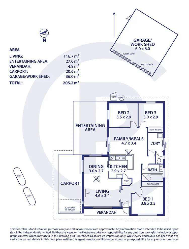 Floorplan of Homely house listing, 14 Carr Street, Mount Barker SA 5251