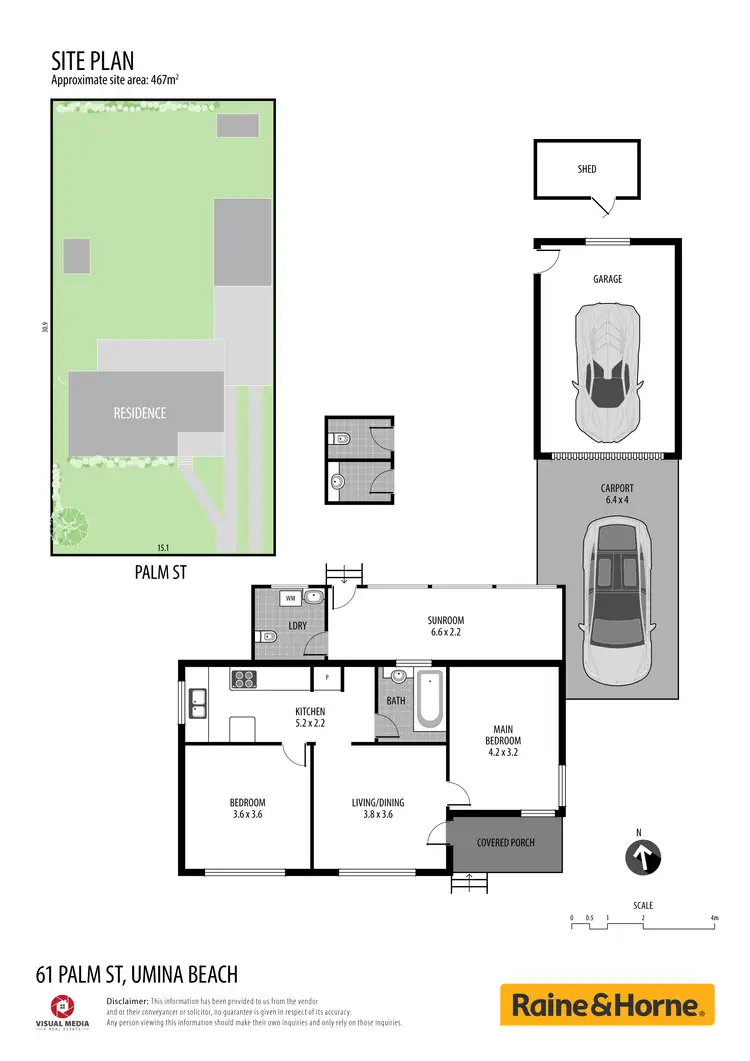 Floorplan of Homely house listing, 61 Palm Street, Umina Beach NSW 2257