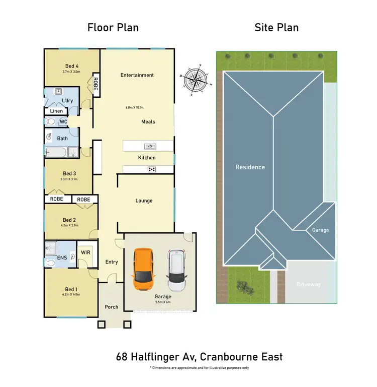 Floorplan of Homely house listing, 68 Haflinger Avenue, Cranbourne East VIC 3977