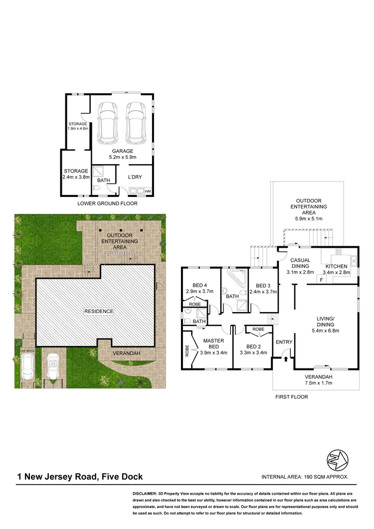 Floorplan of Homely house listing, 1 New Jersey Road, Five Dock NSW 2046