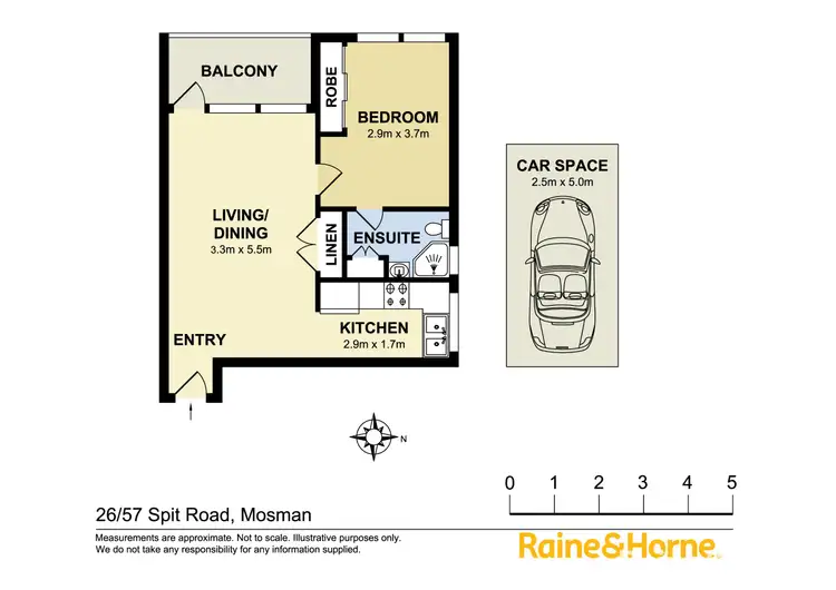 Floorplan of Homely unit listing, 26/57 Spit Road, Mosman NSW 2088