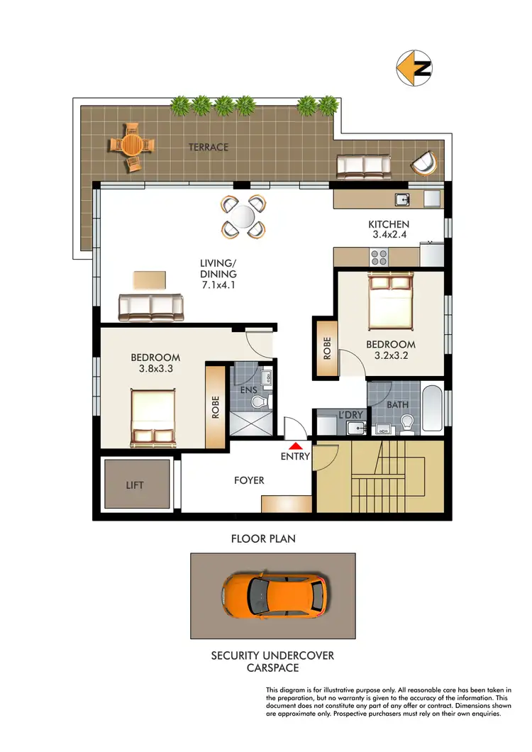 Floorplan of Homely apartment listing, 28/64 Penkivil Street, Bondi NSW 2026