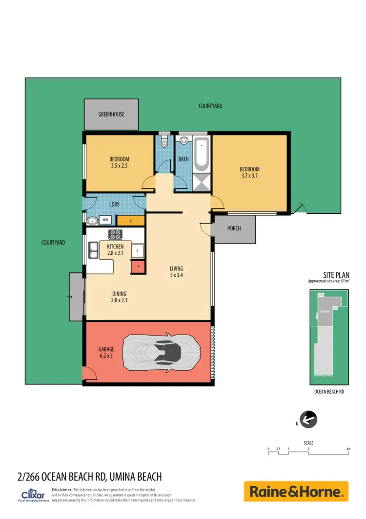 Floorplan of Homely villa listing, 2/266 Ocean Beach Road, Umina Beach NSW 2257