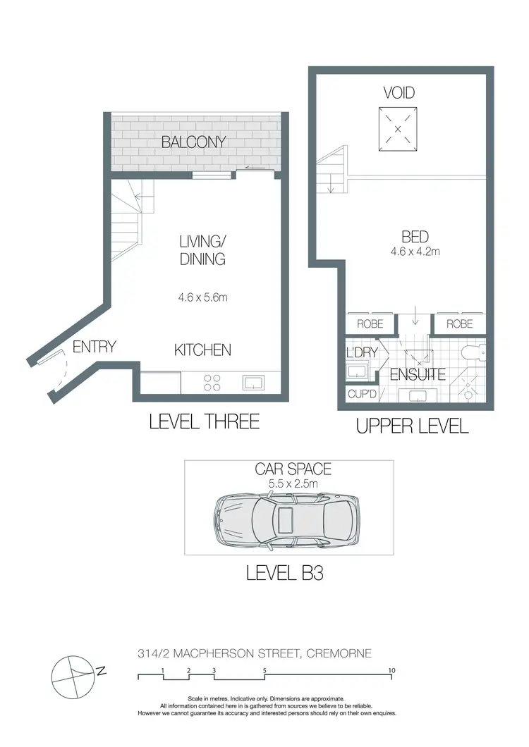 Floorplan of Homely apartment listing, 314/2 Macpherson Street, Cremorne NSW 2090