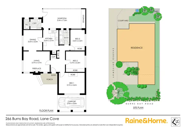 Floorplan of Homely house listing, 266 Burns Bay Road, Lane Cove NSW 2066